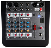 2 MIC/LINE WITH ACTIVE DI, 2 STEREO INPUTS, 2-BAND EQ